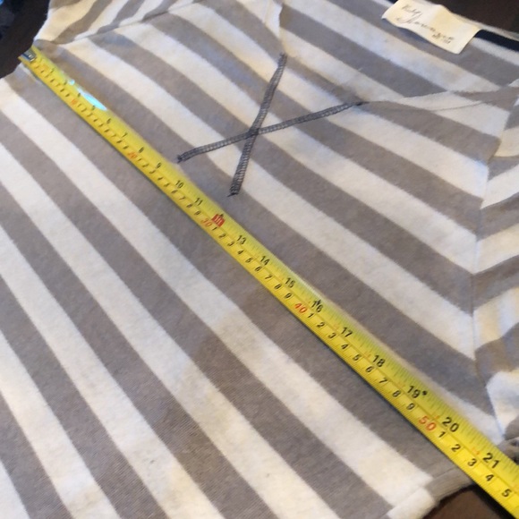 Vintage Havana Distressed striped loose fit long sleeved comfy sweater - Picture 10 of 10